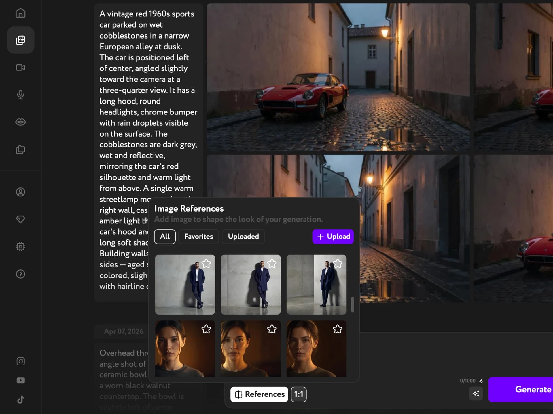 Reference Image Upload