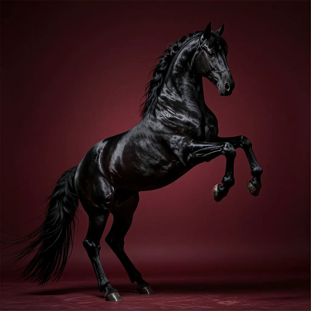 Black Horse Wine Backdrop