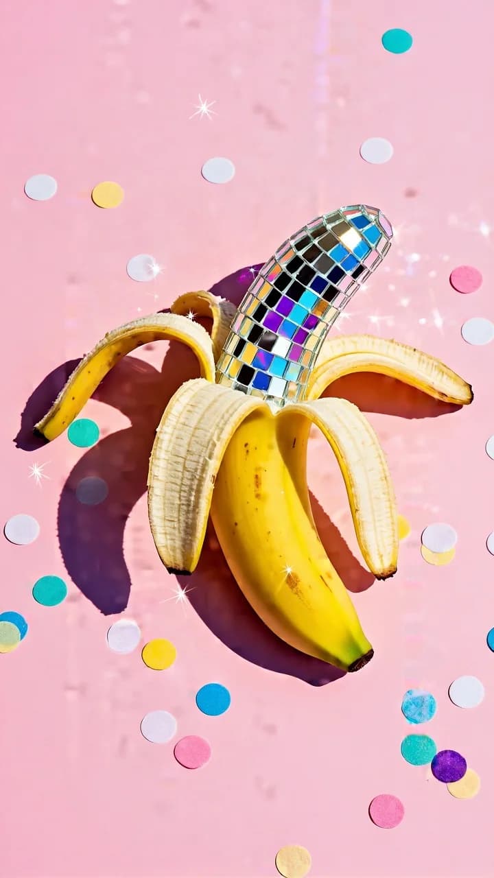 Disco Mirror Banana Peel