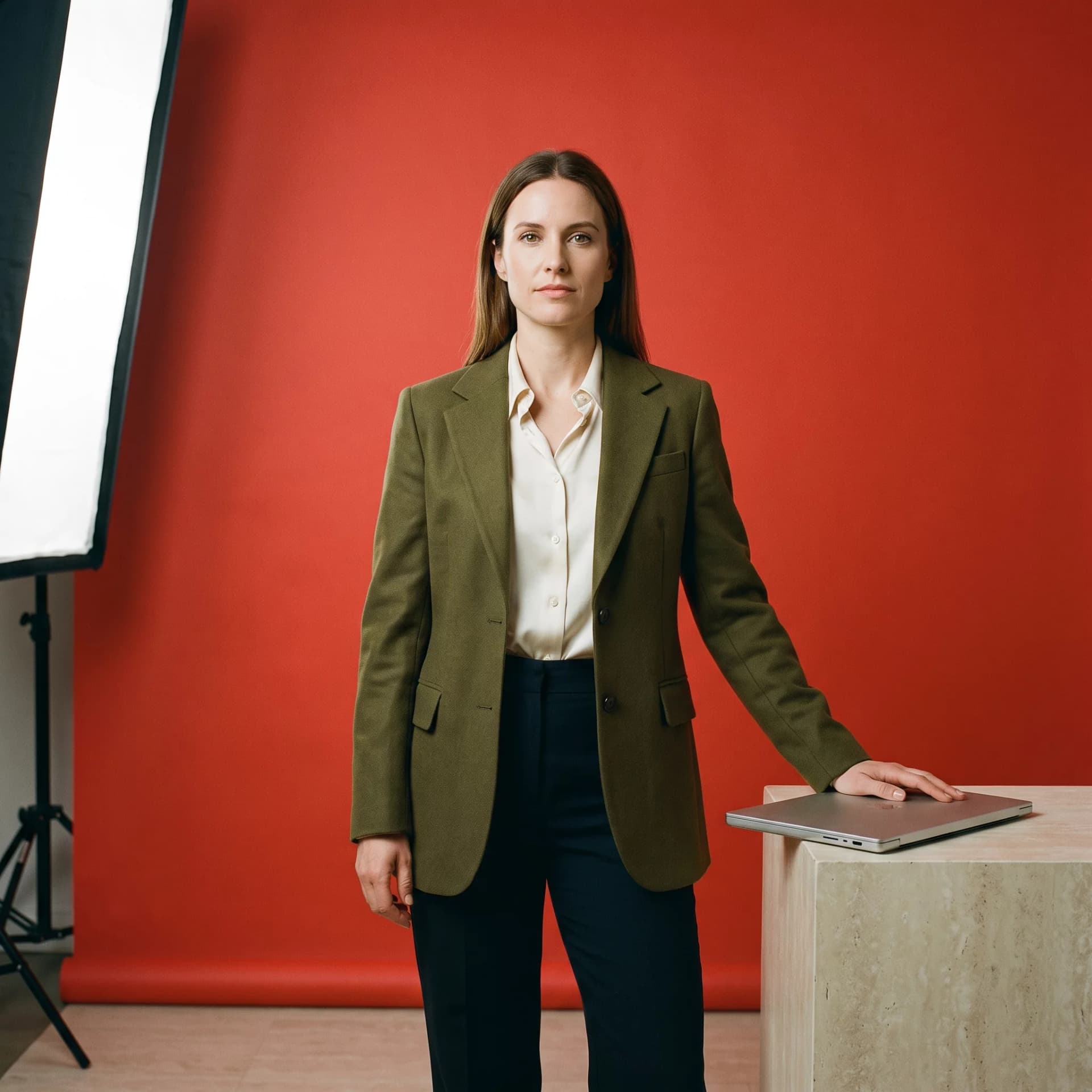 Founder Against Red Wall