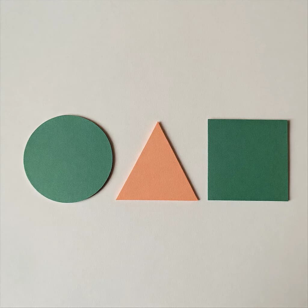 Paper Shapes Geometry Lesson