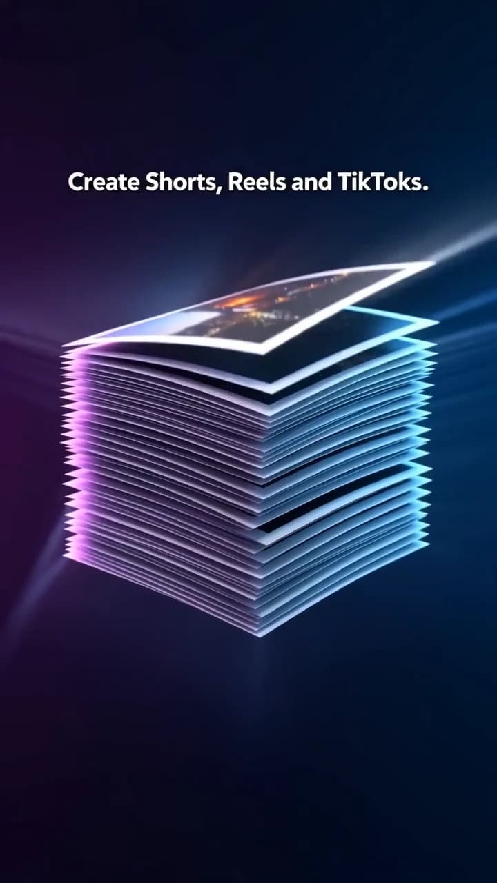 Photo Prints Merge Into A Reel