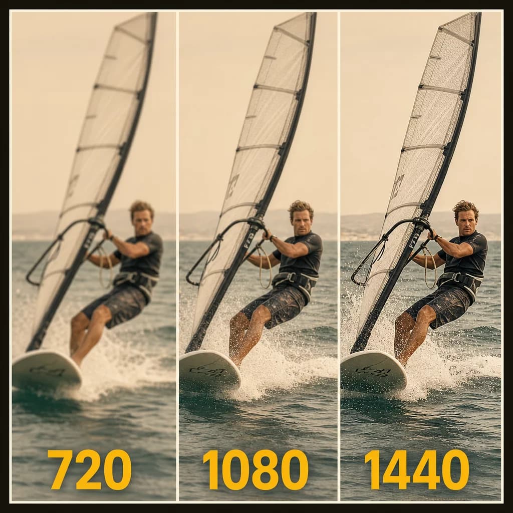 Pick your output resolution