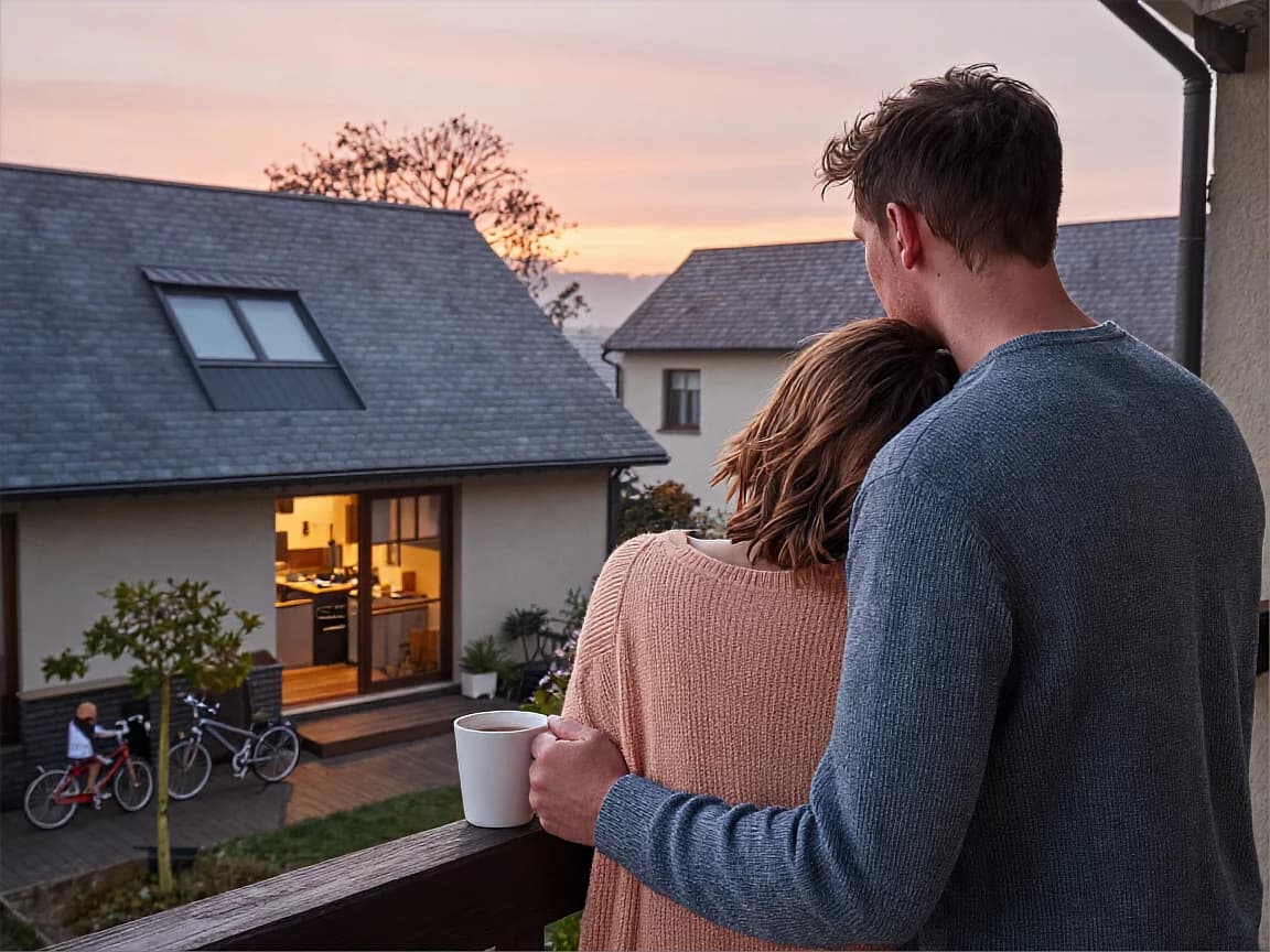 Balcony Tea at Sunrise