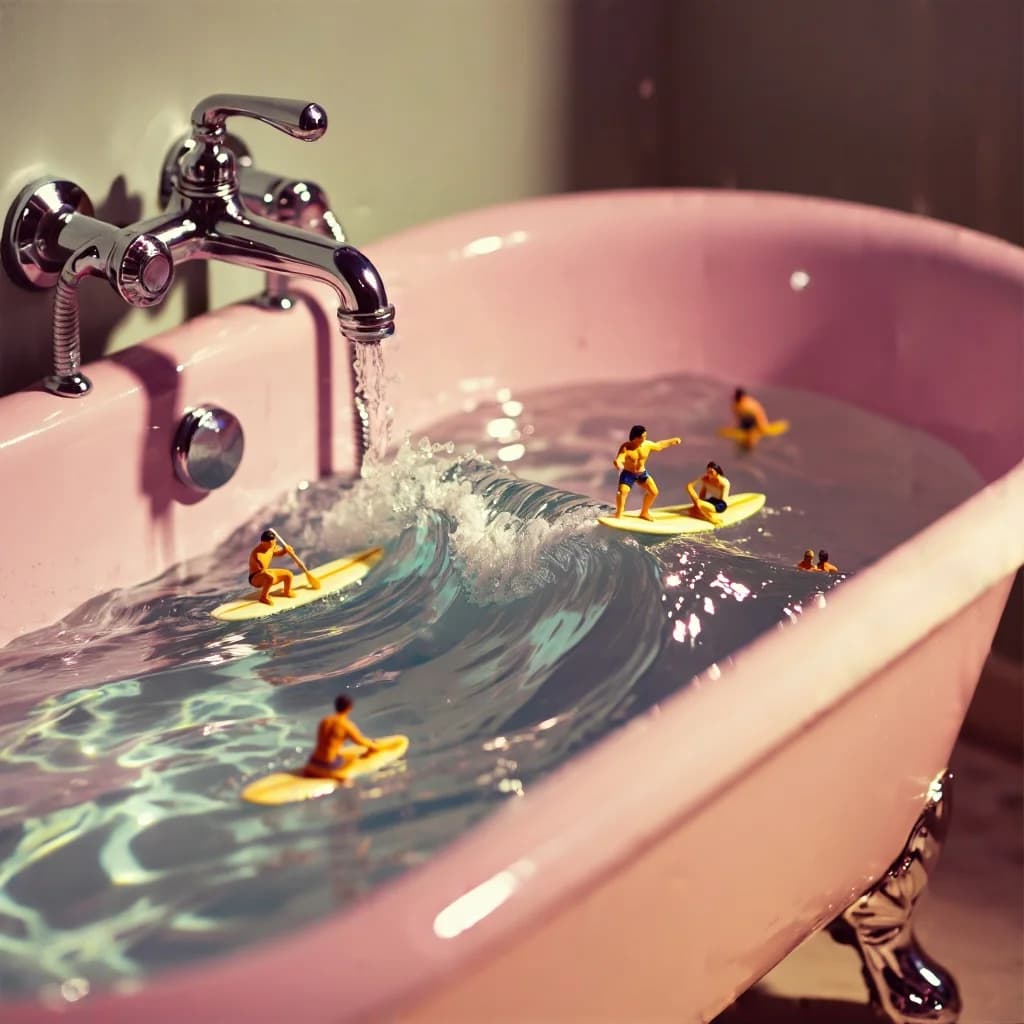 Bathtub Surfers Tiny Wave