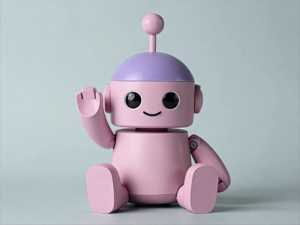 Bubblegum Toy Robot Waving