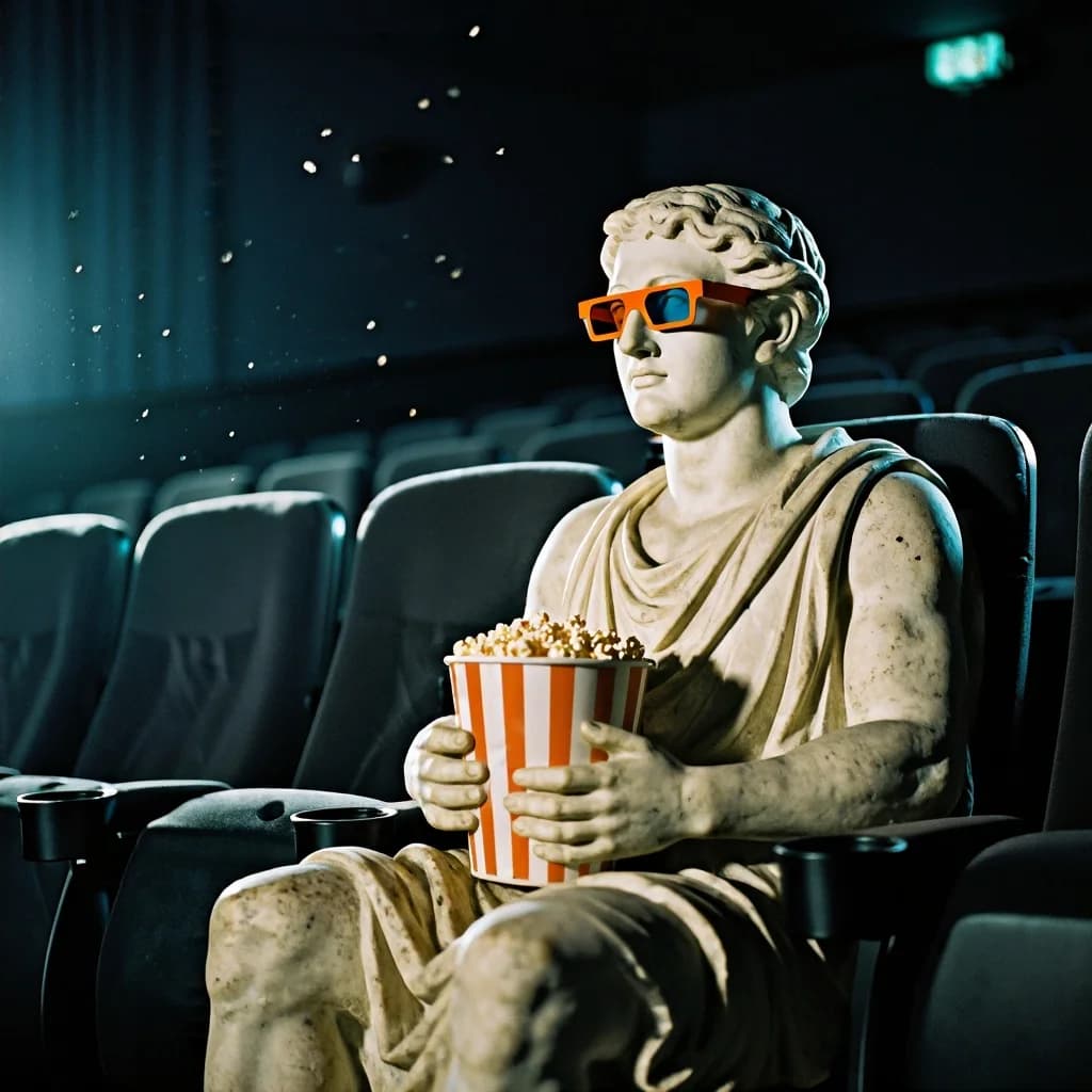 Marble Statue 3D Glasses