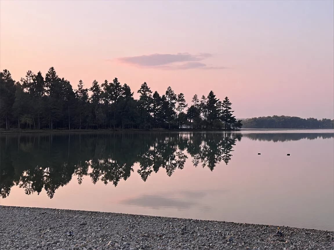 Mirror Lake Pink Sunrise
