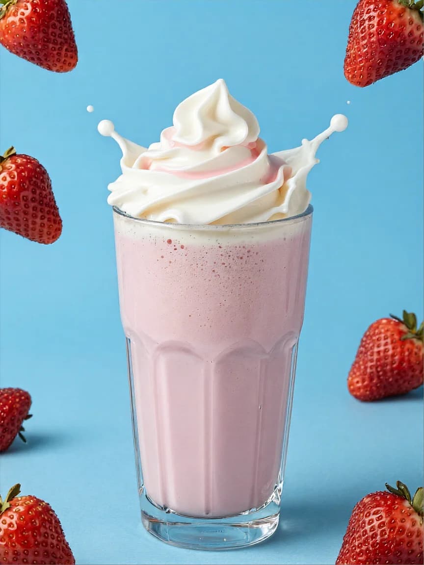 Strawberry Milkshake Splash