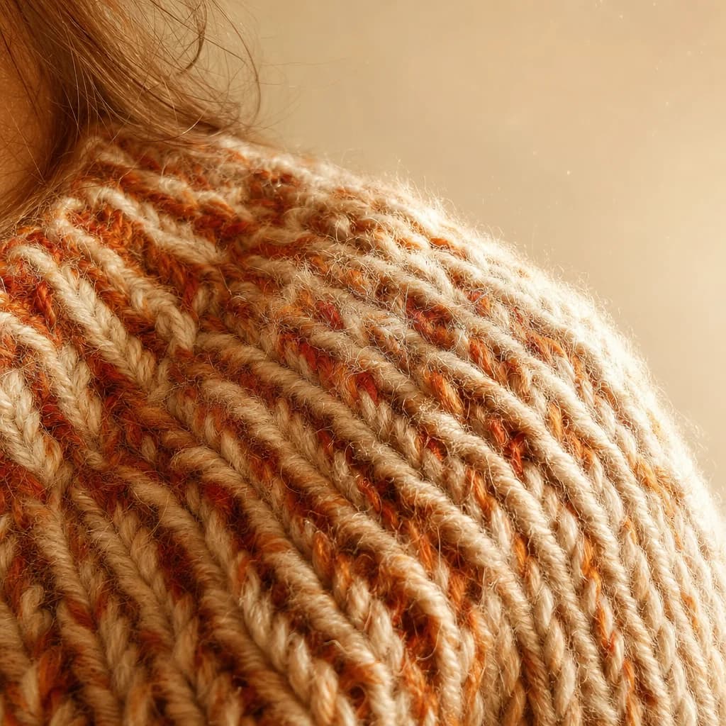 Wool Sweater Fiber Macro